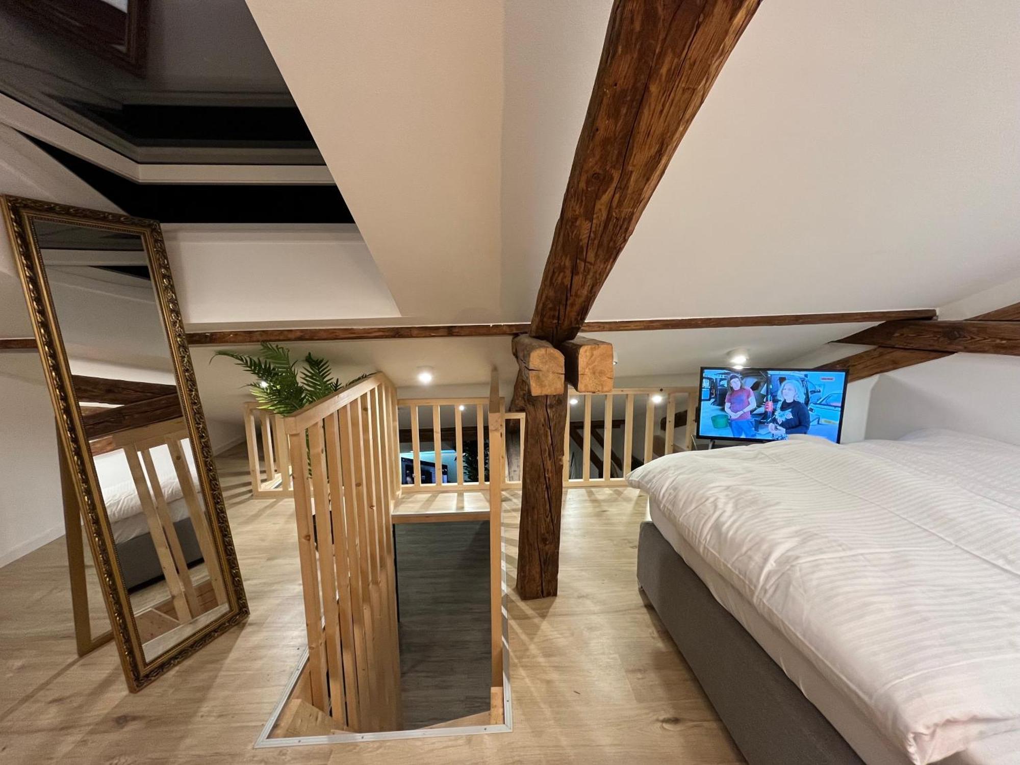 Beyond Staying Loft Appartment 23 Frei Stehende Badewanne Passau Luaran gambar